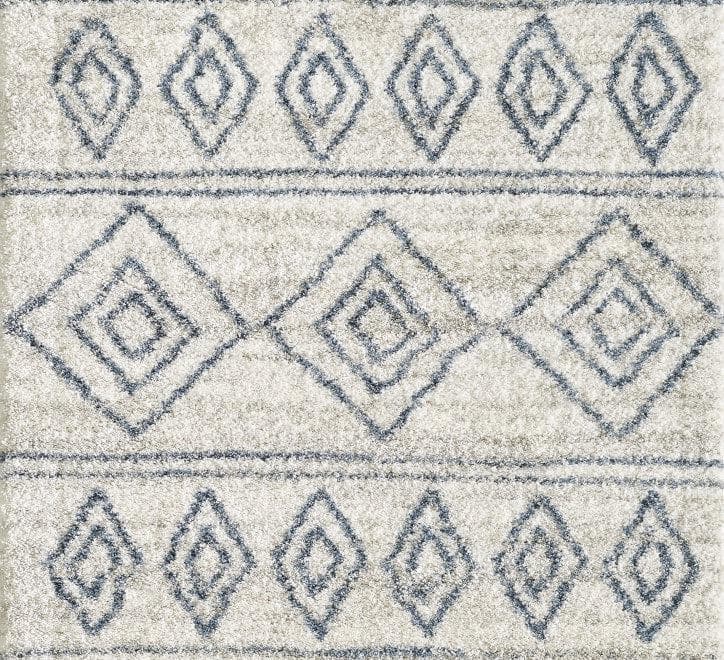 simply HAZEL Rugs 120/170cm / White / Diamond Venice Shaggy Rug series