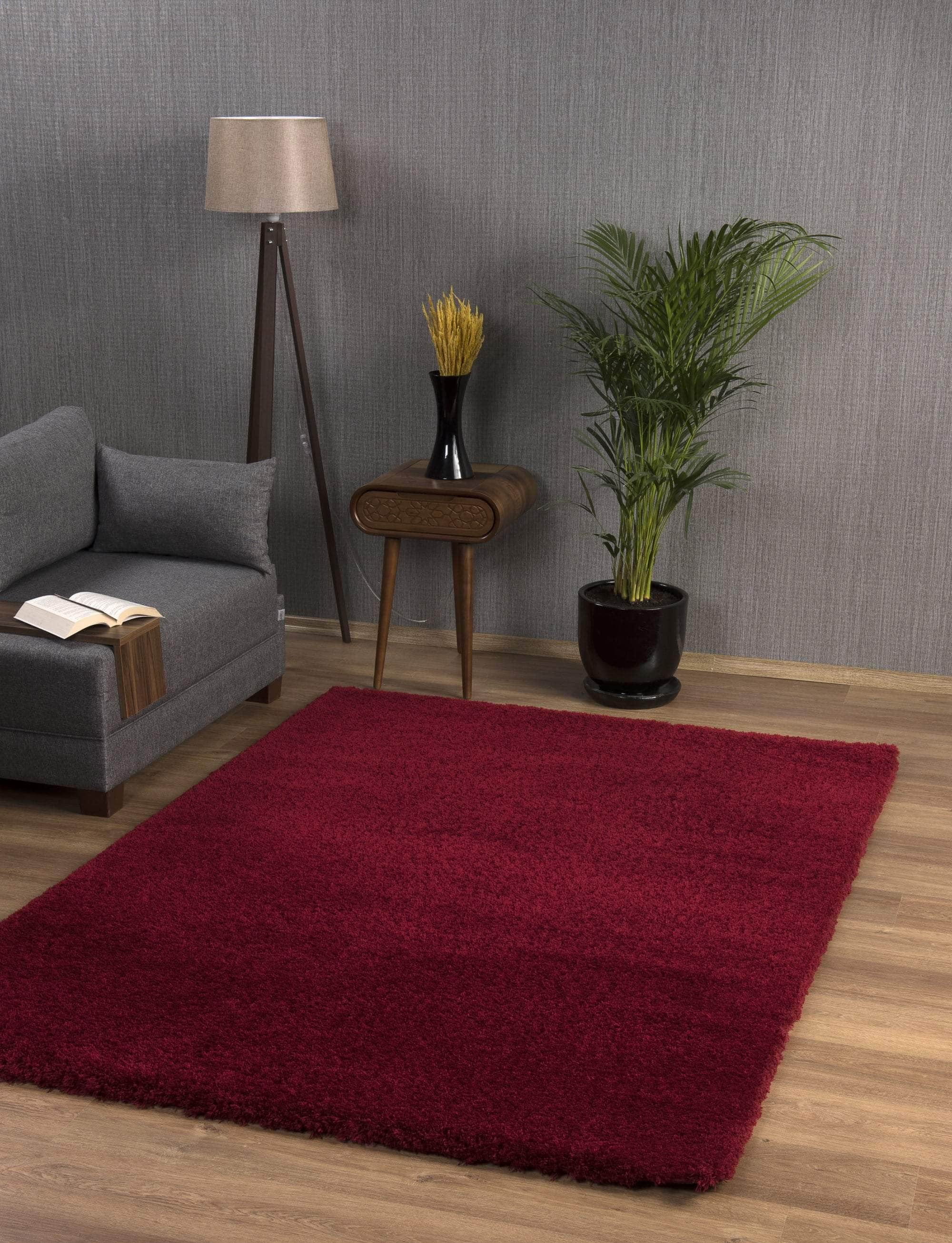 simply HAZEL Rugs 80/150cm / Red Prada Shaggy Rug series