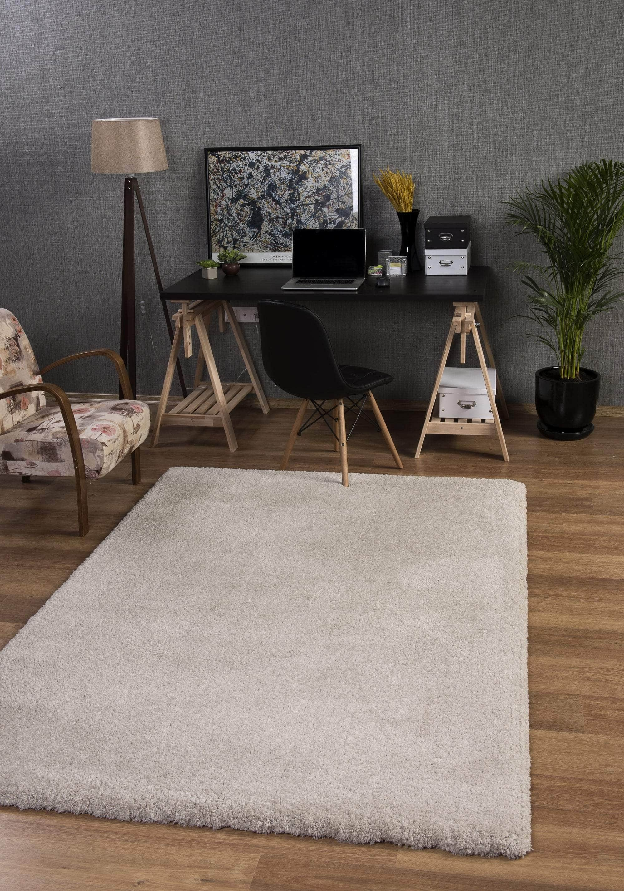 simply HAZEL Rugs 80/150cm / Taupe Prada Shaggy Rug series