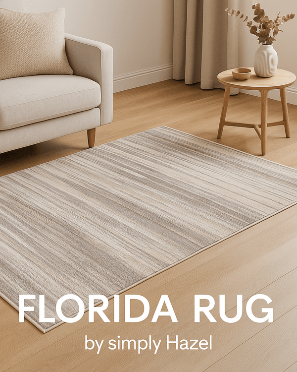 FLORIDA RUG | Blue | Gold | Cream | Multi | Beige by simply Hazel