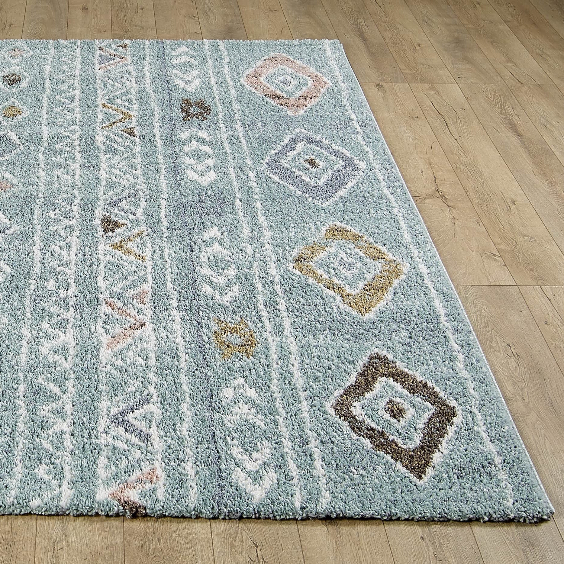 simply HAZEL Rugs Blue Alaska 104 / 80/150cm ALASKA SERIES RUG by simply Hazel
