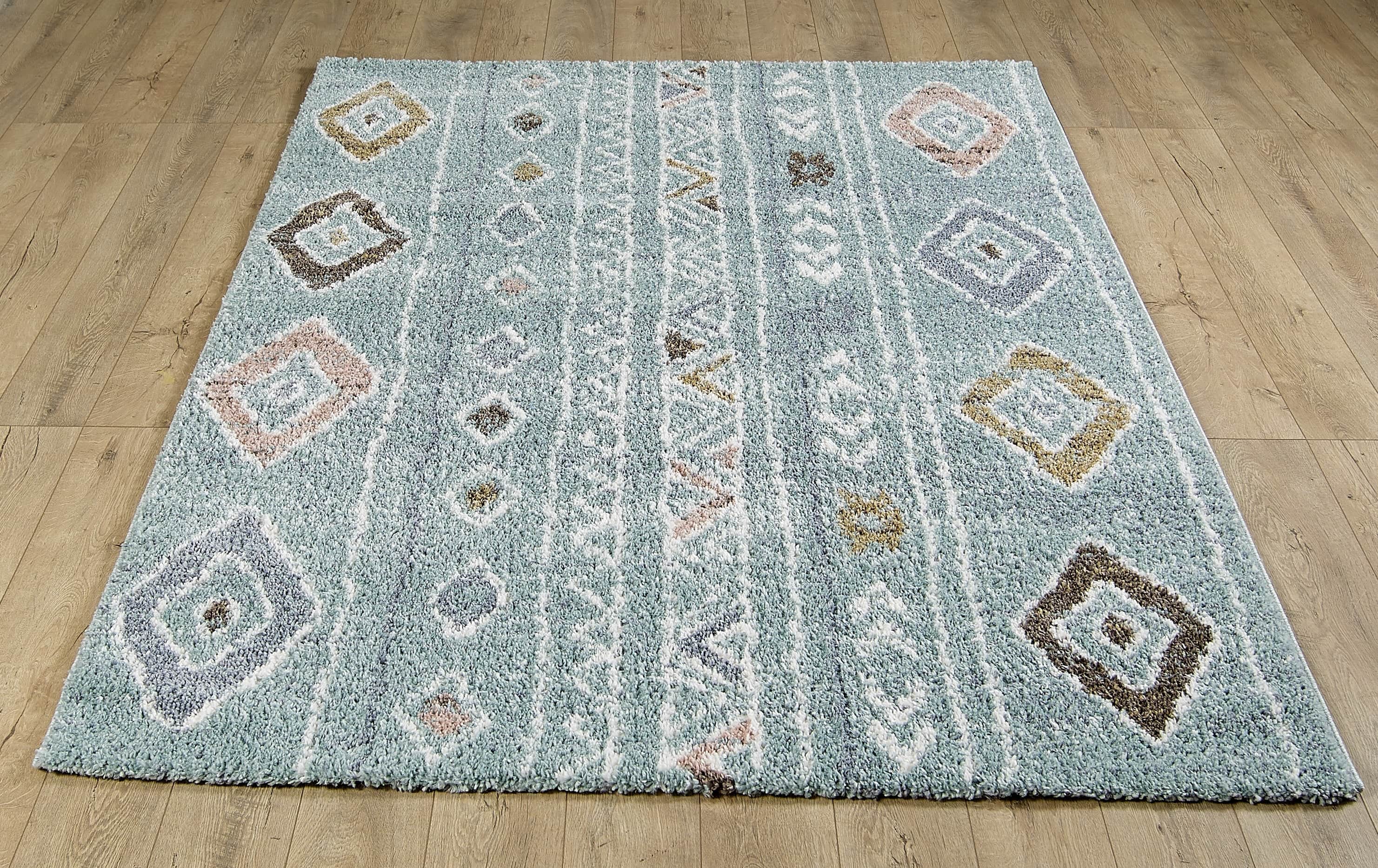 simply HAZEL Rugs Blue Alaska 104 / 80/150cm ALASKA SERIES RUG by simply Hazel