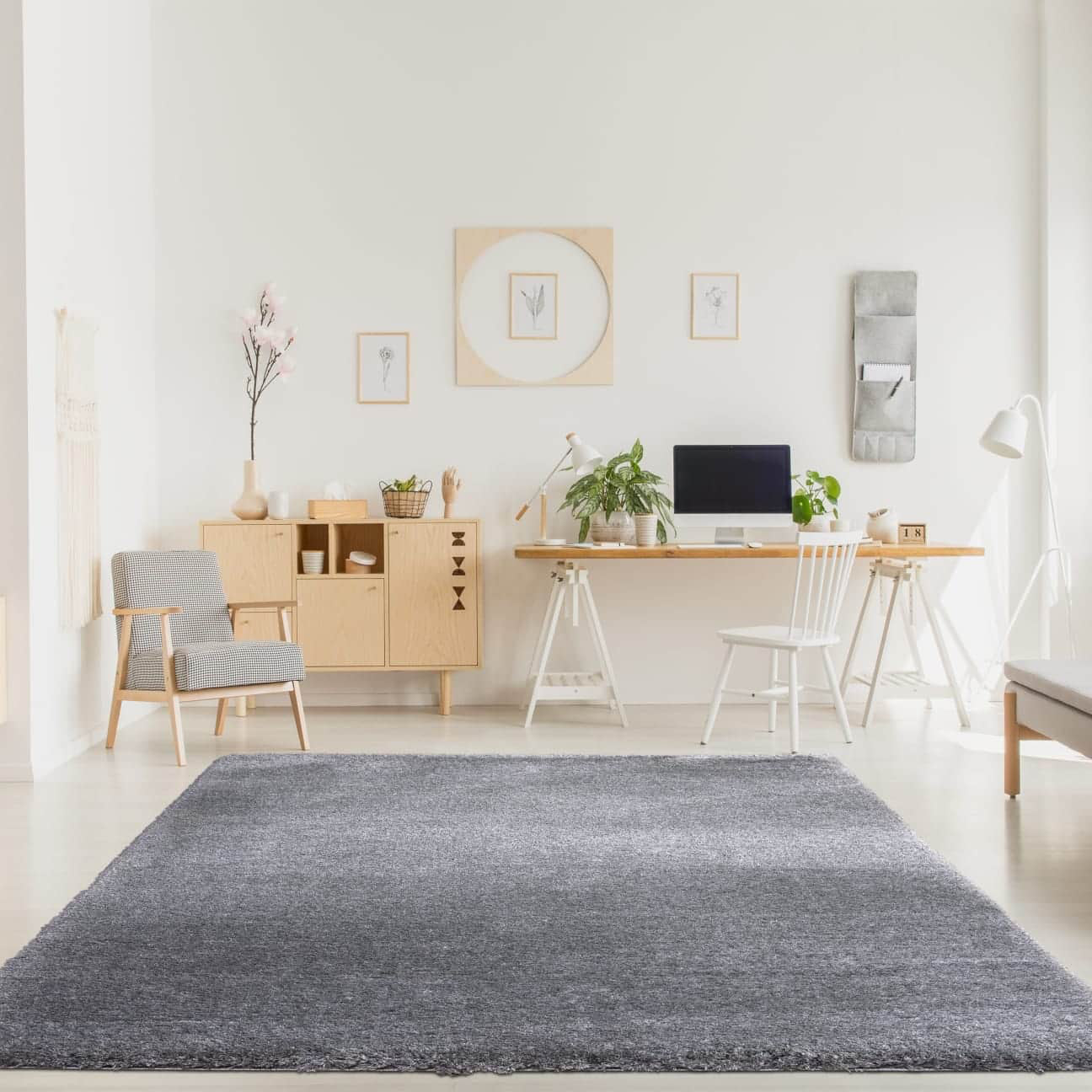 simply HAZEL Rugs Grey Prada / 80/150cm PRADA SERIES RUG by simply Hazel