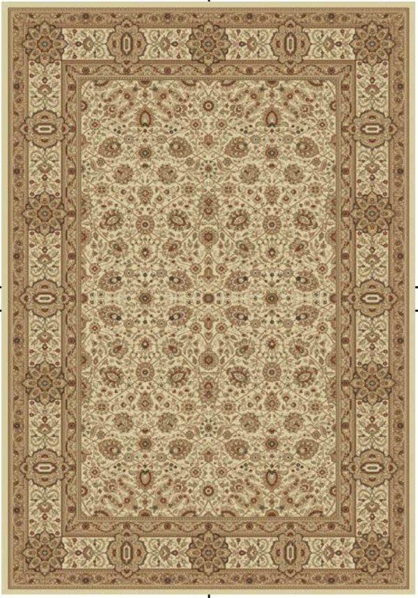 simply HAZEL Rugs HEREKE SERIES TRADITIONAL RUG 160 × 230 cm | Blue | Green | Red | Cream | by simply Hazel