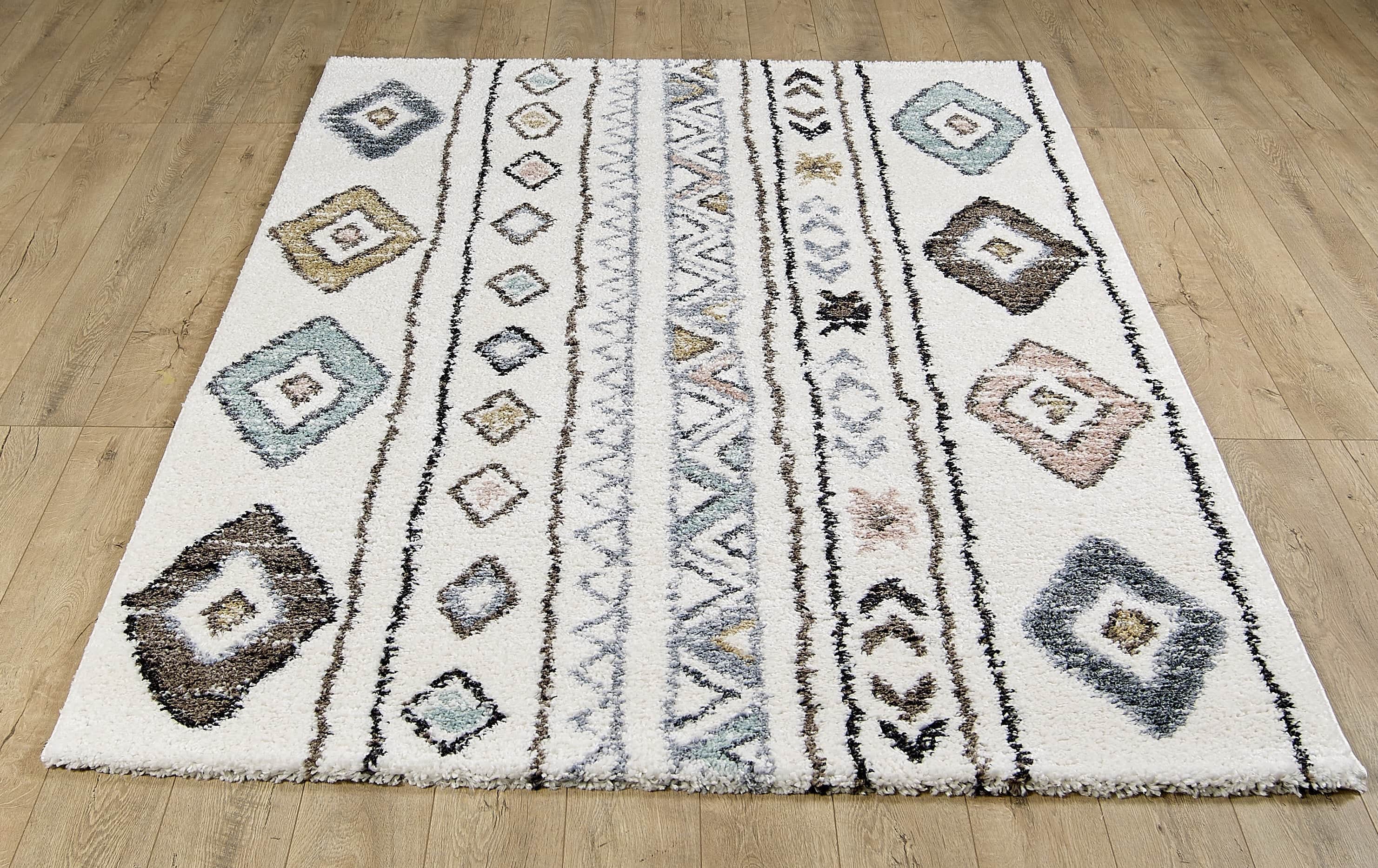 simply HAZEL Rugs White Alaska 104 / 80/150cm ALASKA SERIES RUG by simply Hazel