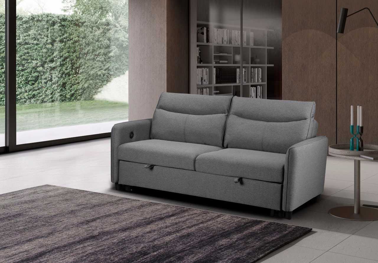 simply HAZEL Sofa-Bed Cool Grey Eclipse Grey Sofa-bed  - FREE DELIVERY