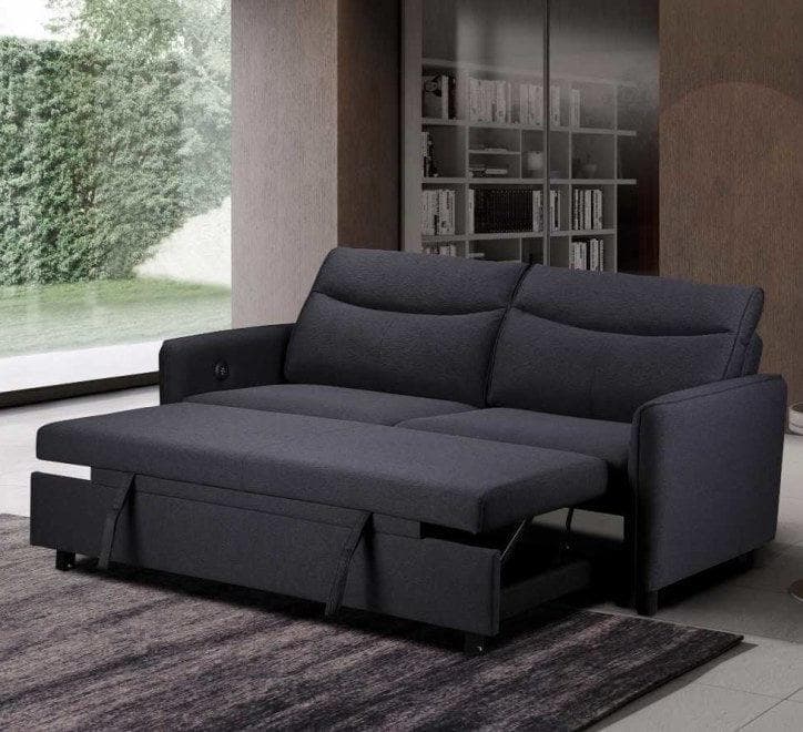 simply HAZEL Sofa-Bed Eclipse Grey Sofa-bed  - FREE DELIVERY