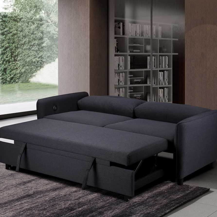 simply HAZEL Sofa-Bed SHEILA GREY SOFA-BED  by simply HAZEL