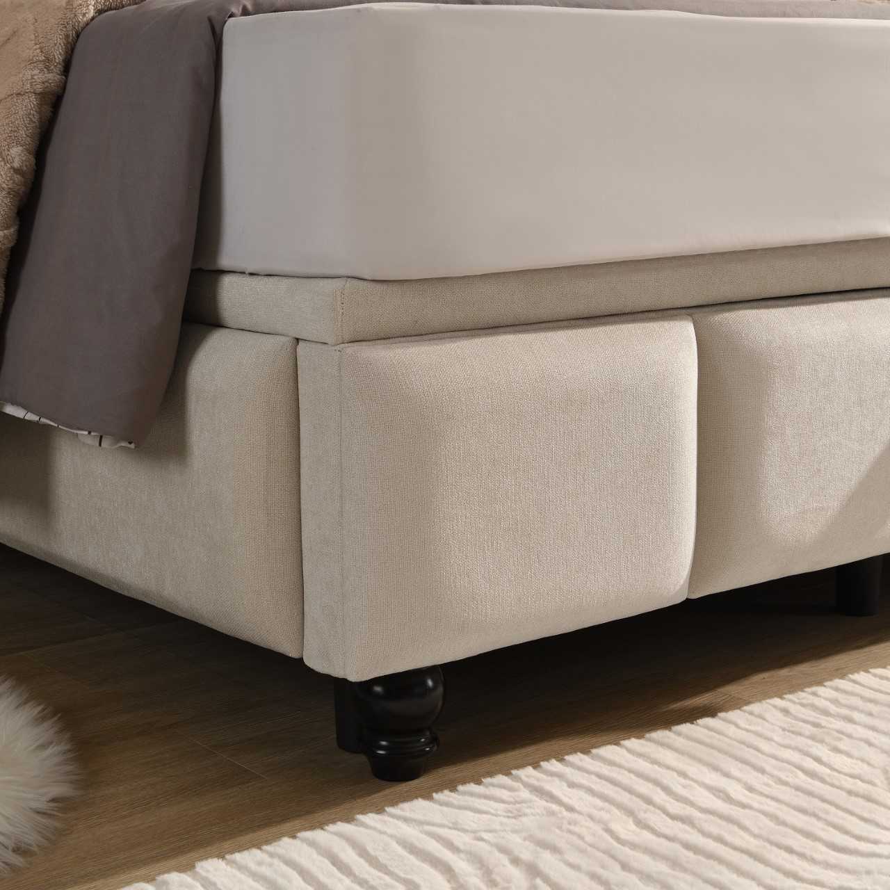 simply HAZEL Storage Bed Base & Headboard ARMAGH STORAGE BED  by simply HAZEL