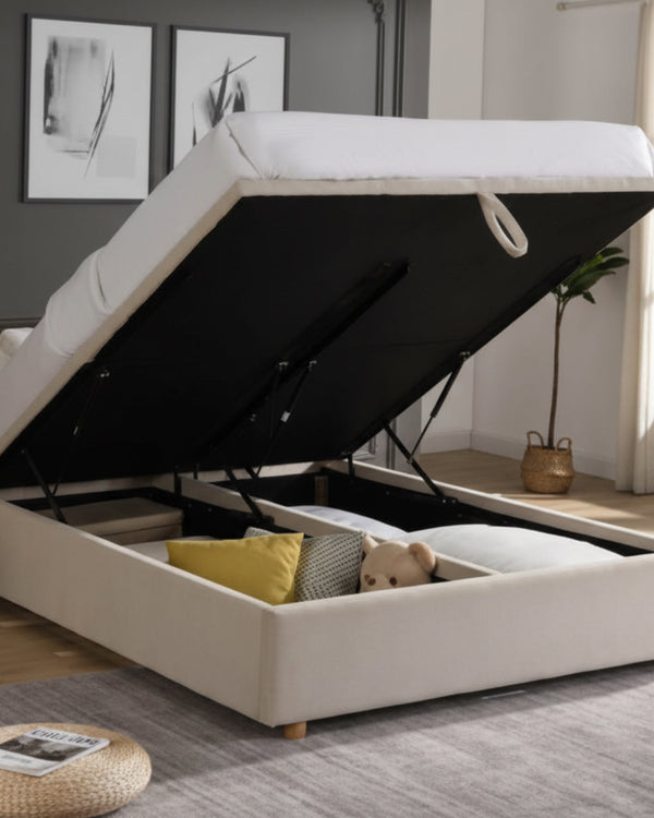 EMMA, SERENITY SLEEP G05 MATTRESS & RIO STORAGE LUXURY SLEEP BUNDLE (5FT KING)