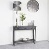 simply HAZEL Table Dalziel Dark Grey Large Console Table