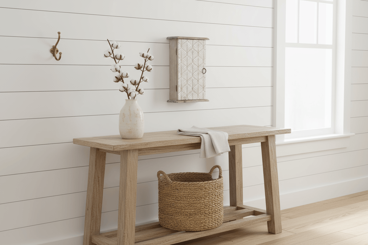 simply HAZEL Urban style Key Storage Cabinet - MANGO CARVED BROWN by simply Hazel