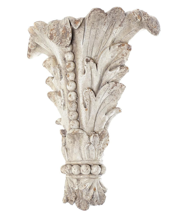 simply Hazel WALL FLOWERPOT STAND AGED WHITE