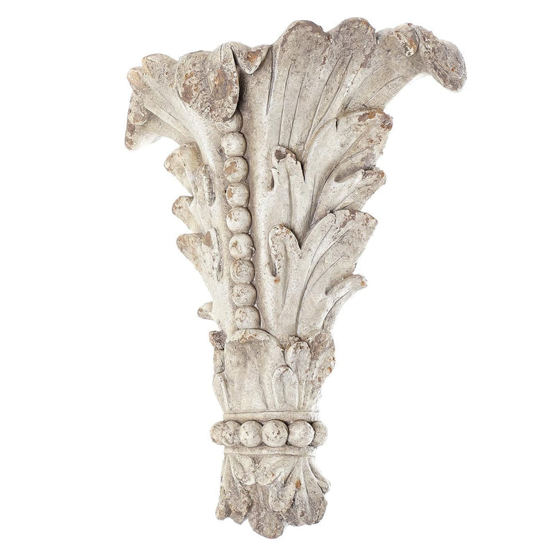 simply Hazel WALL FLOWERPOT STAND AGED WHITE