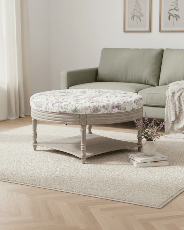 MAURICE STORAGE OTTOMAN IN ILINIZAS SUMMER NATURAL by simply Hazel x Voyage Maison