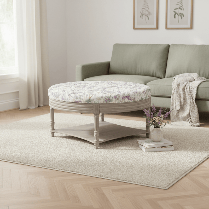 MAURICE STORAGE OTTOMAN IN ILINIZAS SUMMER NATURAL by simply Hazel x Voyage Maison