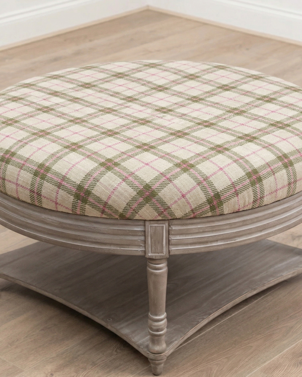 MAURICE STORAGE OTTOMAN IN PAINSWICK BLOSSOM by simply Hazel x Voyage Maison