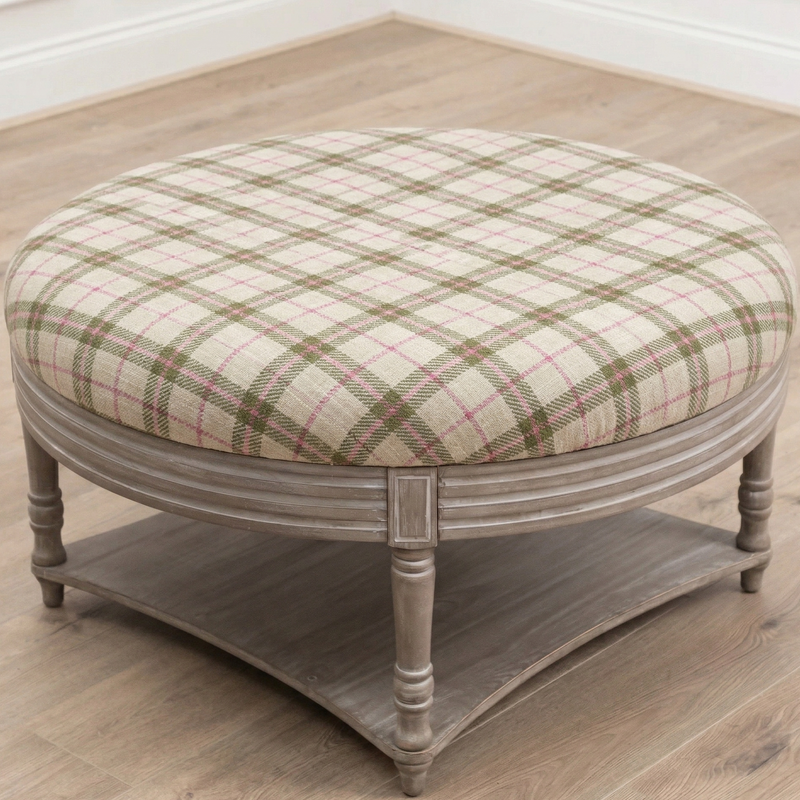 MAURICE STORAGE OTTOMAN IN PAINSWICK BLOSSOM by simply Hazel x Voyage Maison