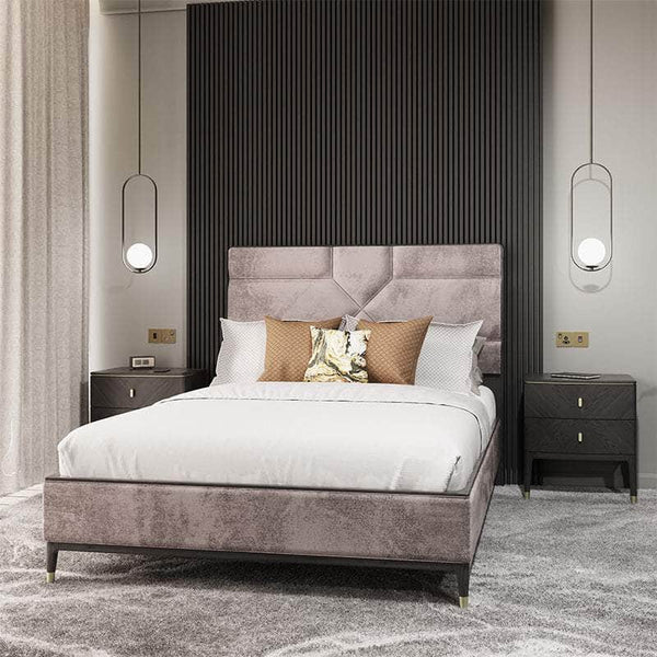 DILETTA BED Ebony Finish by Vida Living