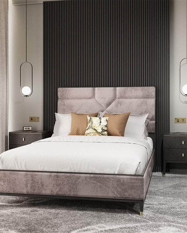 DILETTA BED Ebony Finish by Vida Living