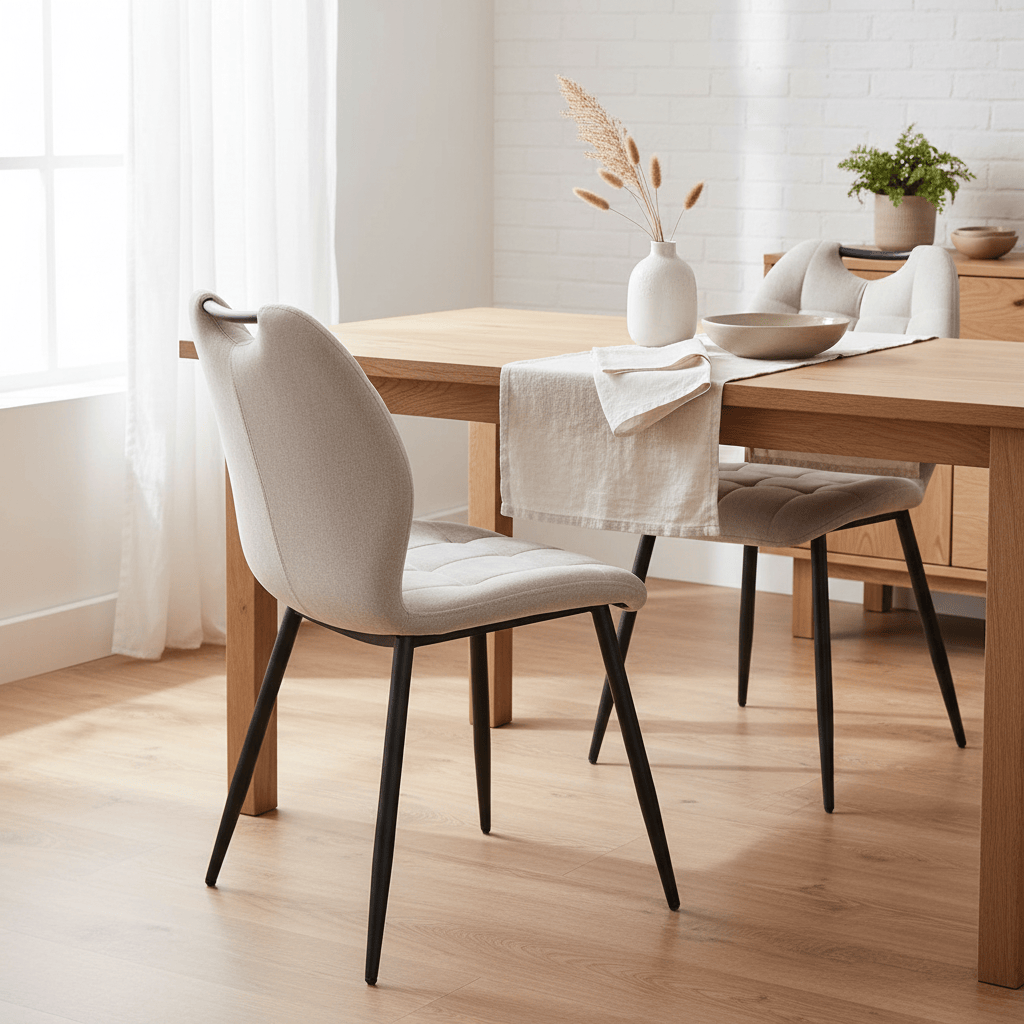 Vida Living Dining Chair Beige ALVA DINING CHAIR by VIDA Living