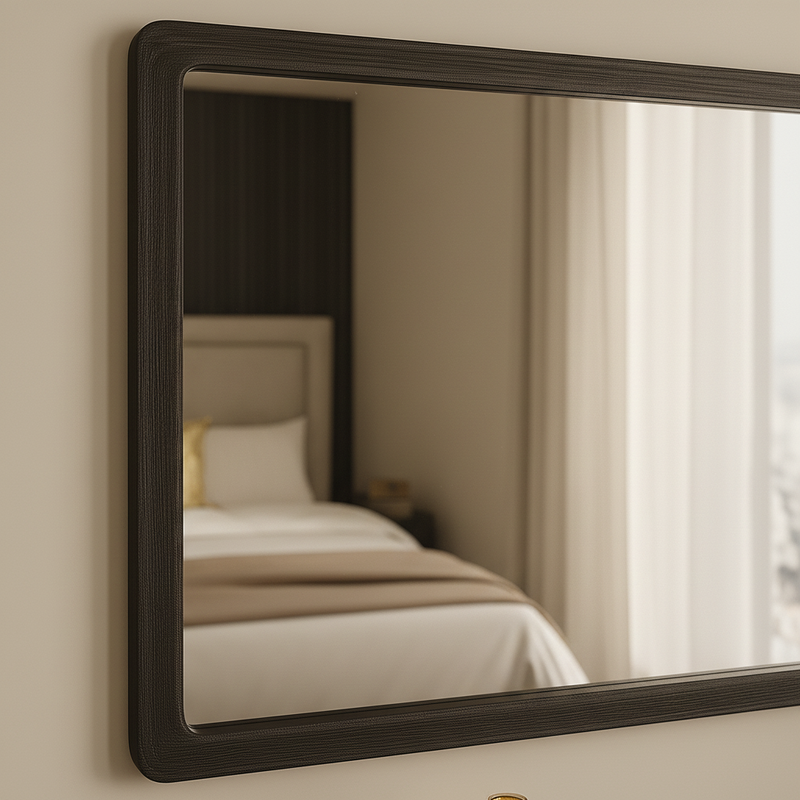 DILETTA MIRROR Ebony | Ash Frame by Vida Living