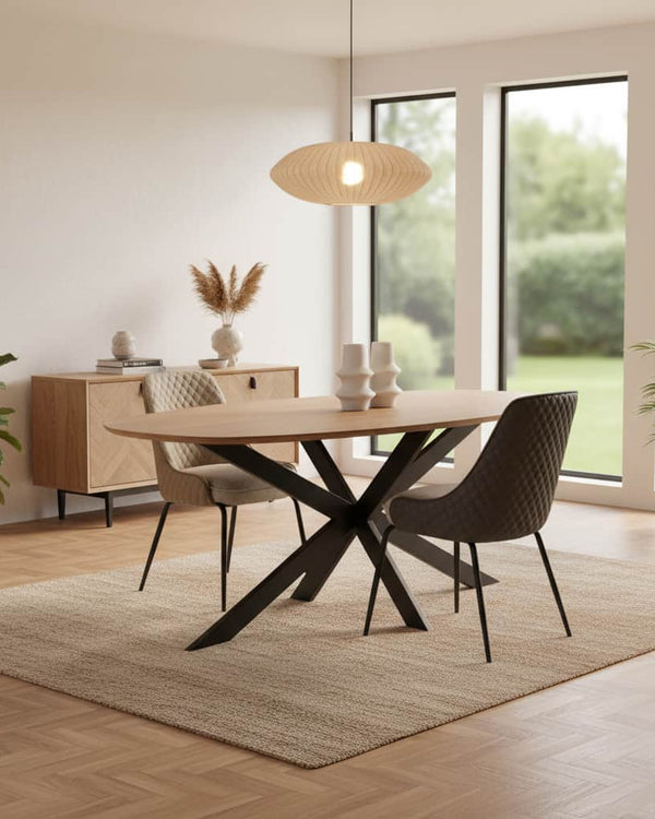 SADIA 1600 OVAL DINING TABLE by VIDA Living