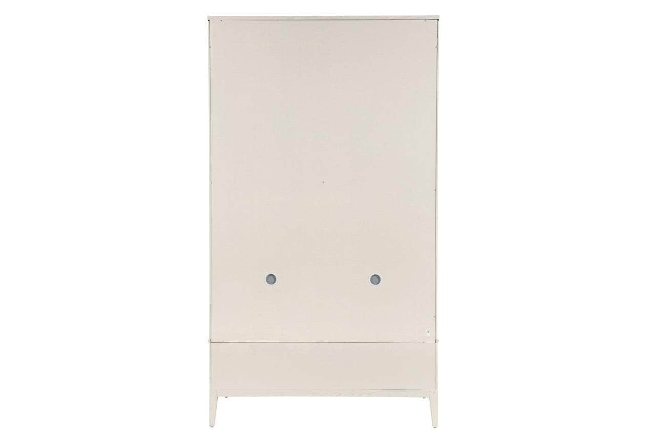 Vida Living Wardrobe DILETTA 2 DOOR WARDROBE Stone | Ash Wood Veneer by Vida Living