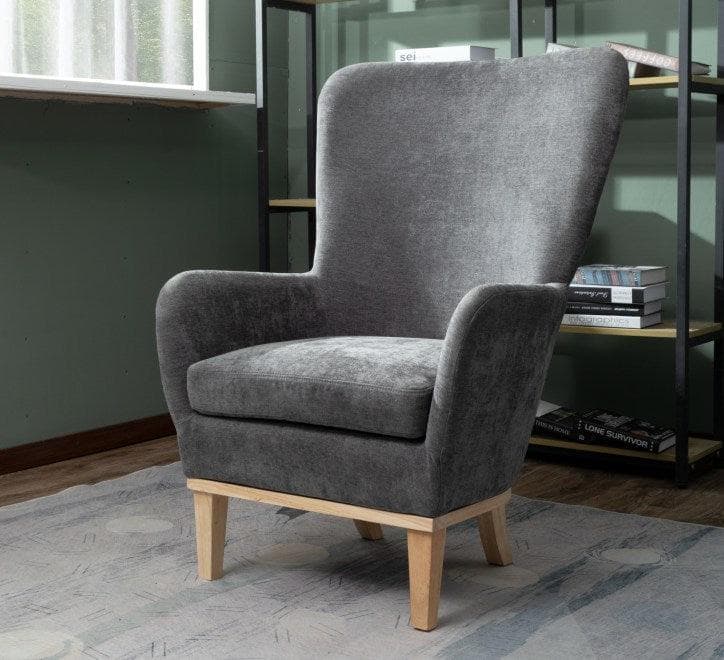 Vida Office Chair Chair & Footstool 1986 Dark Grey - FREE DELIVERY