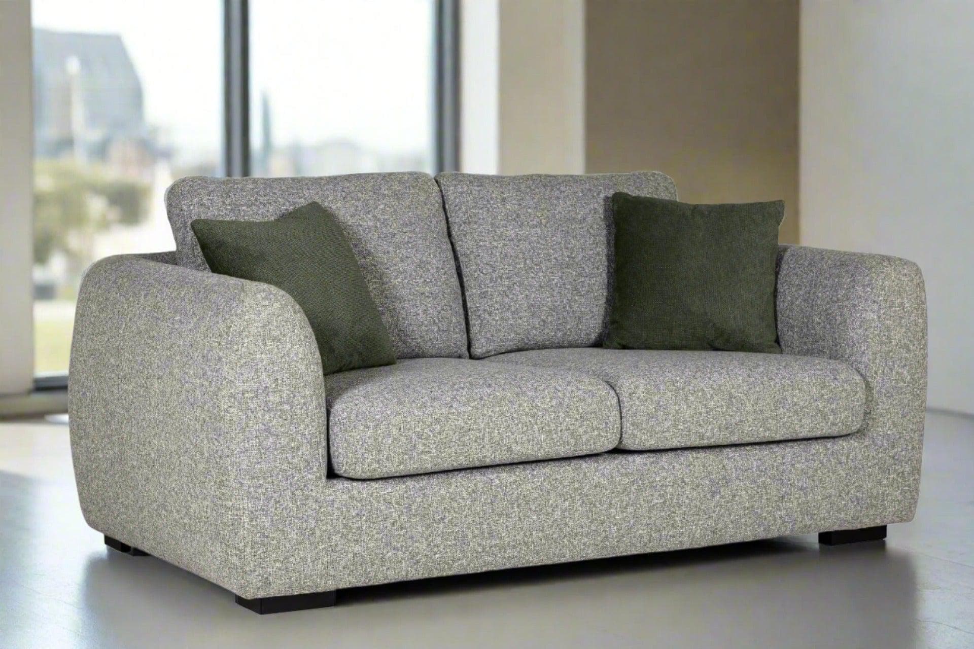 Vida Sofa Grey Spencer 2 Seater Sofa in Grey or Natural