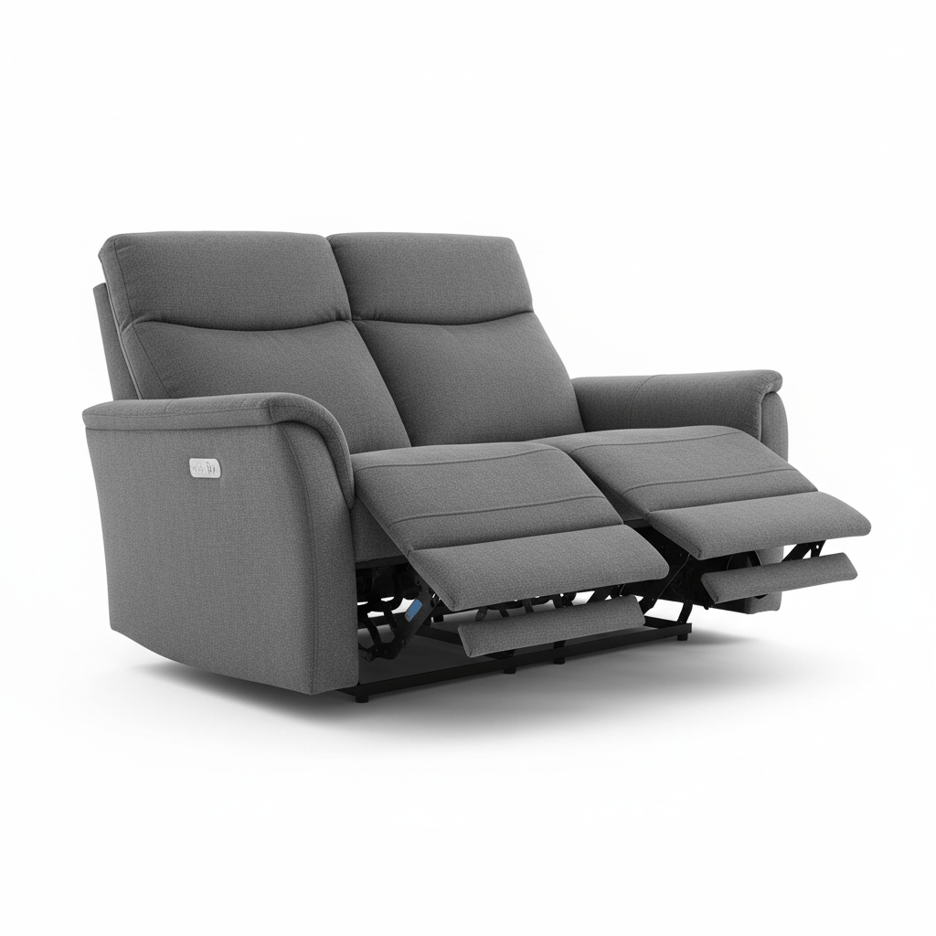 Vida Sofa Mortimer 2-Seater Electric Recliner – Graphite (EX SHOP DISPLAY ONLY)