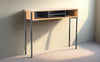 Vida Table Oak/Black accent Madrid Console Desk 900 (2 colours styles available)