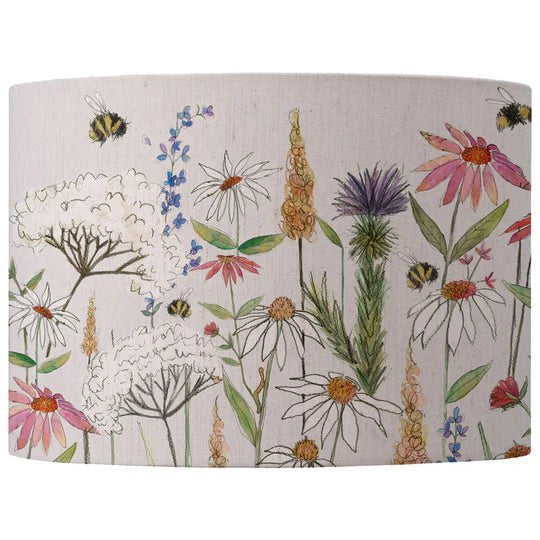 Voyage Maison 40cm / Natural Hermione (40cm or 52cm) Eva Lamp Shade Blush , Bluebell or Natural Linen