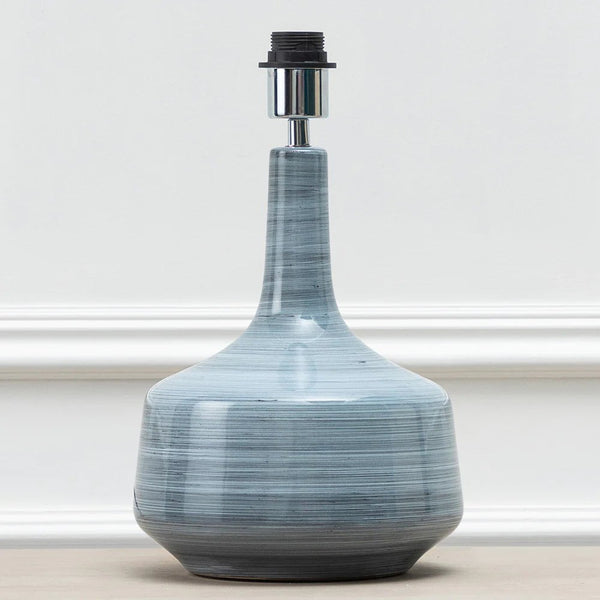 Eris Ceramic Lamp base (Cobalt or Slate)