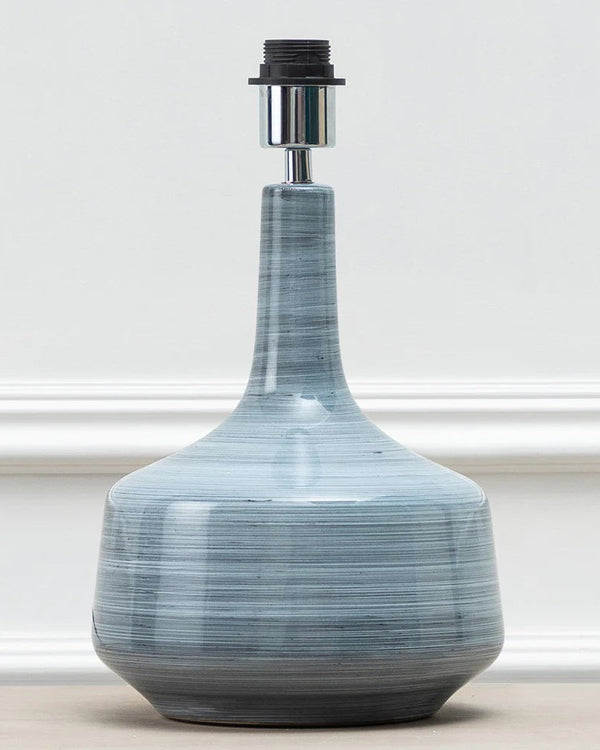 Eris Ceramic Lamp base (Cobalt or Slate)