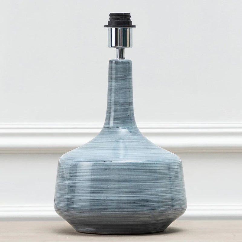 Eris Ceramic Lamp base (Cobalt or Slate)