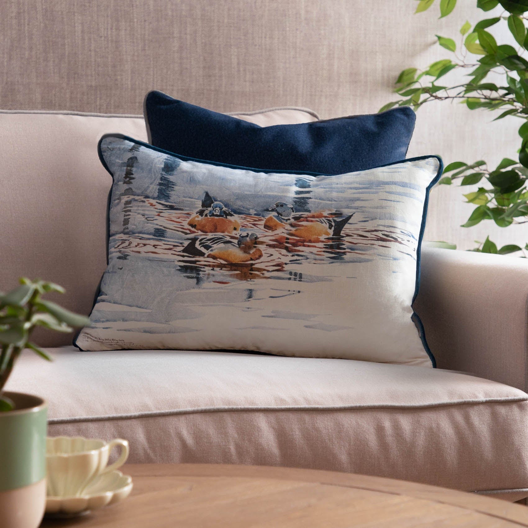 Voyage Maison Cushions Darren Woodhead Anatidae Glacier Cushion - 60x40cm