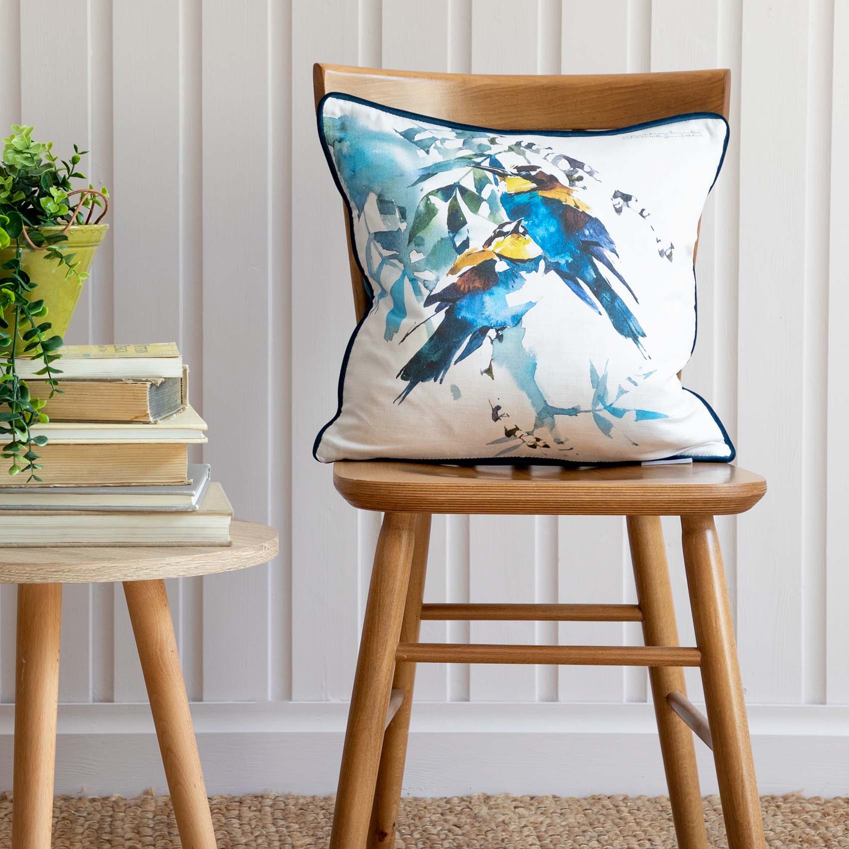 Voyage Maison Cushions Darren Woodhead Avalon Azure Cushion - 43x43cm