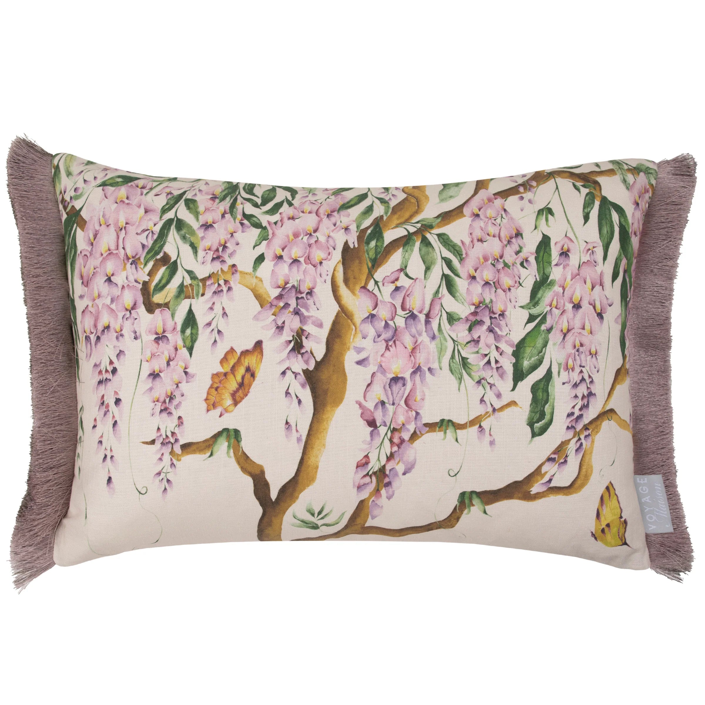 Voyage Maison Cushions Mariposa Cushion in Cream 40cm x 60cm