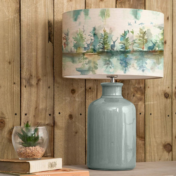 Voyage Maison ELSPETH & WILDERNESS TOPAZ EVA COMPLETE TABLE LAMP BUNDLE (3 base colours to choose from)
