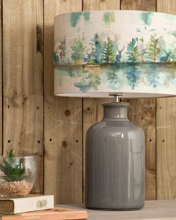 Voyage Maison ELSPETH & WILDERNESS TOPAZ EVA COMPLETE TABLE LAMP BUNDLE (3 base colours to choose from)