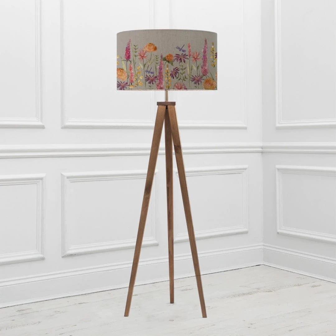 Voyage Maison Interior Design Range 158cm Floor Lamp with 52cm shade Aratus Tripod Floor & Table Lamps with Florabunda Russet Shade