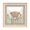 Voyage Maison Interior Design Range Alfie Highland Cow Birch Framed Print - 46x46cm