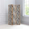 Voyage Maison Interior Design Range Azima Ironstone Antique Grey Wash Finish Room Divider - 180x120x4cm