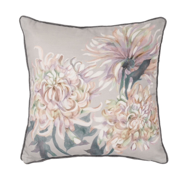 Voyage Maison Interior Design Range Belladonna Dove Printed Cushion - 50x50cm