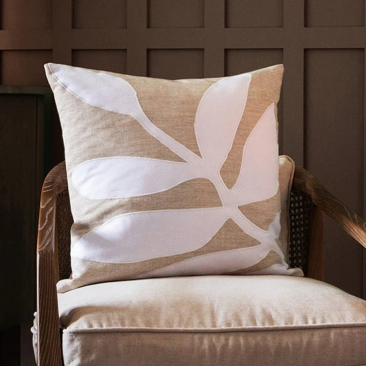 Voyage Maison Interior Design Range Bodhi Embroidered Cushion 50x50cm (Available in 3 colours)