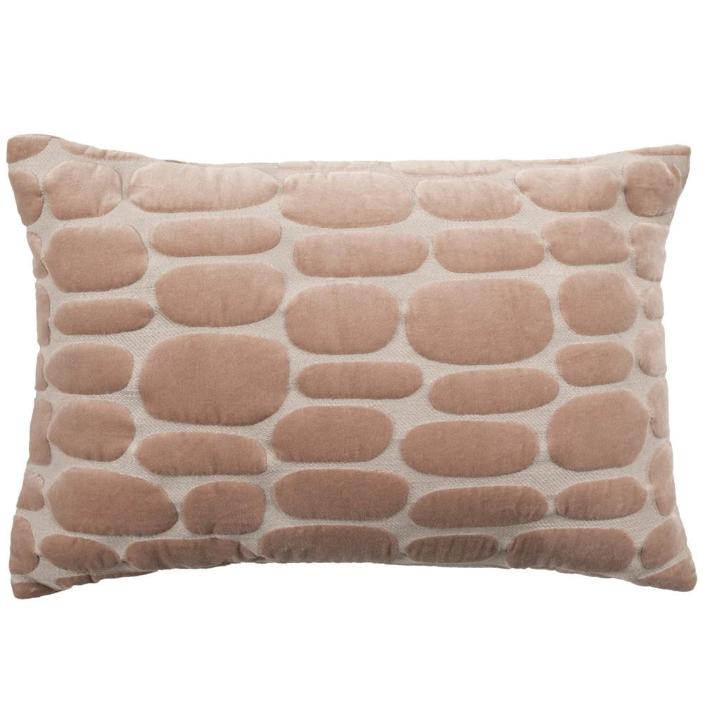 Voyage Maison Interior Design Range Coral Boulder Embroidered Cushion 40x60cm (Available in 8 colours)