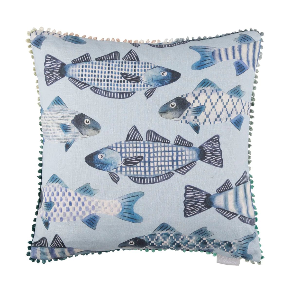 Voyage Maison Interior Design Range Cove Cobalt Cushion - 50x50cm