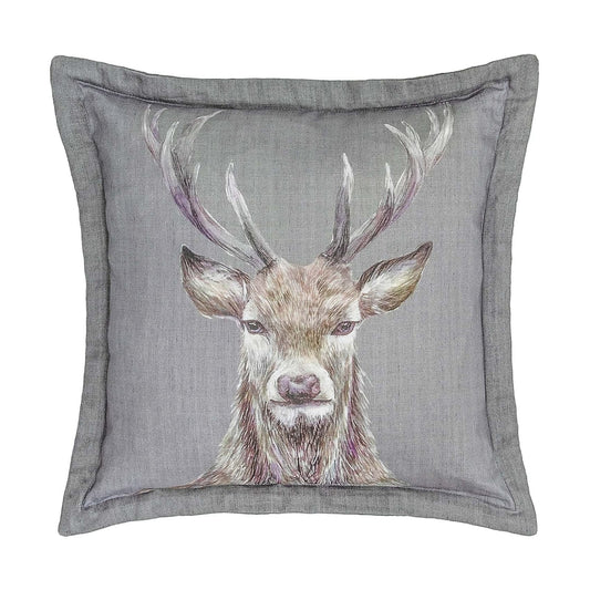 Voyage Maison Interior Design Range Duncan Stone Printed Cushion - 46x46cm