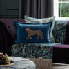 Voyage Maison Interior Design Range DURGA EMBROIDERED FEATHER CUSHION BLUEBELL - 45 x 65cm